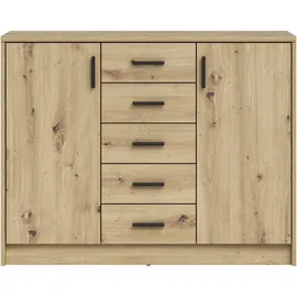 HBZ Nelly Kommode 109 x 86 x 50 cm Braun