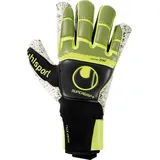 Uhlsport Supergrip+ Flex Frame Carb Torwarthandschuhe + schwarz/gelb/weiß-8.5