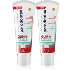 Parodontax Gum And Sens Original Zahnpasta zum vollständigen Schutz der Zähne und einen frischen Atem 2x75 ml