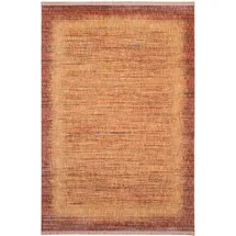 Musterring Webteppich, Orange, Textil, Abstraktes, rechteckig, 65x130 cm, für Fußbodenheizung geeignet, Teppiche & Böden, Teppiche, Moderne Teppiche