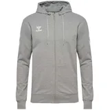 hummel hummel, hmlGO 2.0 Chevron Zip Hoodie, GRAU MELIERT, M