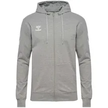 hummel hummel, hmlGO 2.0 Chevron Zip Hoodie, GRAU MELIERT, M