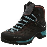 Salewa WS MTN Trainer Mid GTX Schuhe Mountain Gore-TEX Damen Trekking- - Wanderstiefel, Grau (Magnet/Viridian Green), 0674) 3