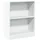 furnicato Bücherregal 60 x 24 x 76 cm Weiß