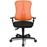 mit Armlehnen P4 ohne Kopfstütze schwarz / rot