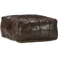 VidaXL Pouf Dunkelbraun 60 x 60 x 30 cm
