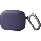 Uniq Case Nexo Airpods Pro 2 Hülle Mit Ohrhaken, Silikon, Lila