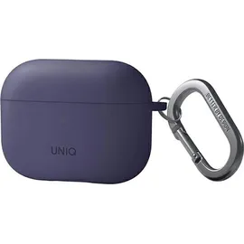 Uniq Case Nexo Airpods Pro 2 Hülle Mit Ohrhaken, Silikon, Lila