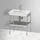 White Tulip Metallkonsole mit Ablage WT454009292