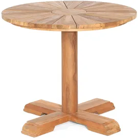 SonnenPartner Solis Gartentisch Ø 90 x 76 cm Old Teak