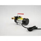 Dieselpumpe 12V 170W Heizölpumpe tragbare 40 l/min Elektrische Kraftstoffpumpe selbstansaugende Ölabsaugpumpe Messingtüllen Diesel-Pumpe für Diesel Heizöl Traktoren LKW