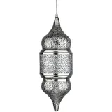 Marrakesch Orient & Mediterran Interior Imano 1-flg. 56 cm silberfarben Metall