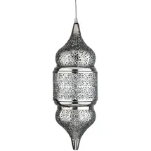 Marrakesch Orient & Mediterran Interior Imano 1-flg. 56 cm silberfarben Metall