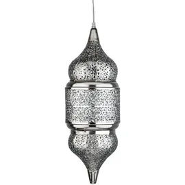Marrakesch Orient & Mediterran Interior Imano 1-flg. 56 cm silberfarben Metall