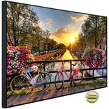 Papermoon Infrarotheizung Amsterdam Sonnenaufgang, sehr angenehme Strahlungswärme bunt