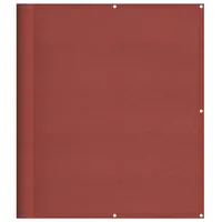 VidaXL Balkon-Sichtschutz Terrakotta 120x700 cm 100 % Polyester-Oxford