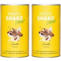 BEAVITA Shake minceur, Chocolat Poudre 2x500 g