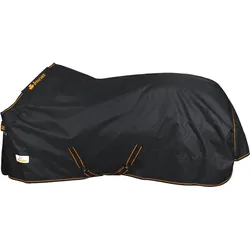 Weidedecke 1200D IRISH TURNOUT schwarz/orange 165 CM