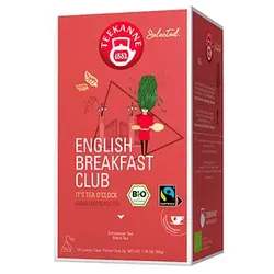 TEEKANNE Bio Luxury Cup English Breakfast Club Bio-Tee 25 Portionen
