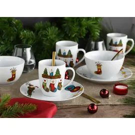 CreaTable Luna Frühstücksservice 18-tlg. multicolor