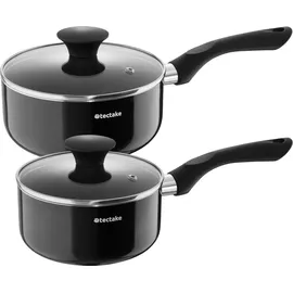 Tectake tectake® Küchenstarterset, Geschirrset aus Steingut, mit Glasur, hitzebeständig und kratzfest, inklusive 5 Küchenwerkzeugen