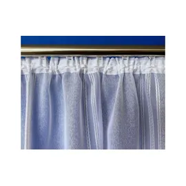 WECKBRODT Gardine »Freising«, (1 St.), echte Stickerei, Lochstickerei, Voile, halbtransparent, Bordüre, Store Weckbrodt weiß
