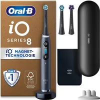 Oral-B iO Series 8 Plus Edition black + Reiseetui + Aufsteckbürsten 2 St.