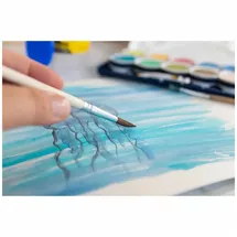 IDENA Malpinsel Idena Haarpinsel Größe 12 FSC100% beige