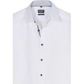 Olymp Businesshemd OLYMP "OLYMP Luxor, modern fit, New Kent", Herren, Gr. 41, Normaler Arm, weiß, 100% Baumwolle, Hemden