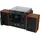 Soundmaster MCD5600BR Stereoanlage Plattenspieler, DAB+, UKW, Bluetooth®, CD, Kassette, USB, 2 x 5 W Braun (Edelholzoptik matt)
