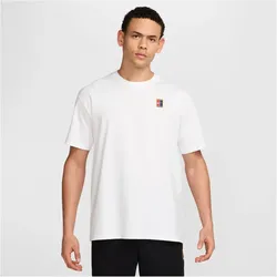 NIKE Court Max90 Tennis T-Shirt Herren 100 - white XL