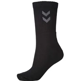hummel Basic Sportsocken 3er Pack Schwarz 41-45
