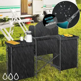 Kesser Campingschrank Campingküche Schwarz