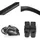 Moni Kombikinderwagen 2 in 1 Kali 22 kg umbaubar, Korb, Getränkehalter, Tasche schwarz