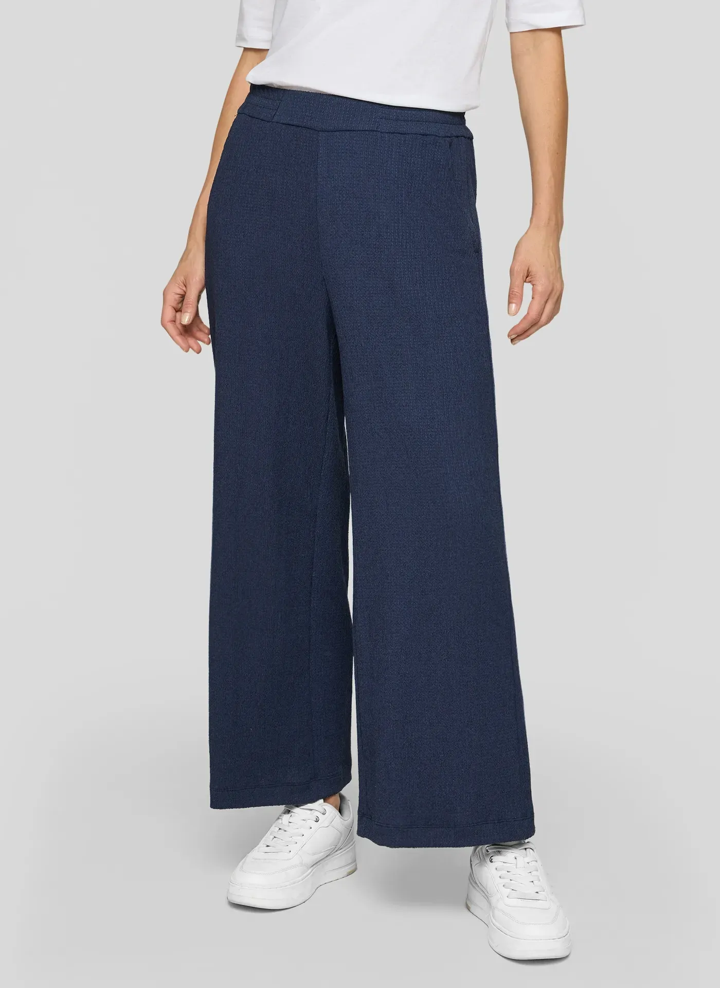 Webhose RABE, Damen, Gr. 38, N-Gr, pazifik, Web, Obermaterial: 80% Polyester, 18% Viskose, 2% Elasthan, unifarben, gerade lang, Hosen