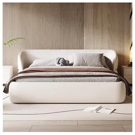aea Weißes Funktionsbett Designer Polsterbetten Schlafbetten Holzgestell