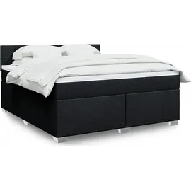 vidaXL Boxspringbett 180 x 200 cm Schwarz