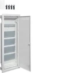 Hager VH60NWB Multimedia-Basis, volta, HWV, 5-reihig, 1xHutschiene, 4xMontageplatte