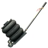STIX Automotive Equipment 4,5T Druckluft Rangierwagenheber Pneumatik Wagenheber Hebebühne Graphit Air Jack