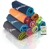 NirvanaShape Mikrofaser Handtuch - Reisehandtuch, Badetuch für Urlauber - kompakte, schnelltrocknende Microfaser Handtücher als Strandtuch, Sporthandtuch - für Reisen, Camping, Sport - 50 x 30 cm