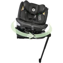 Lorelli Auto Kindersitz Estate mit Isofix Basis und Stützbein, 360 Grad drehbar, 0-36kg Mitwachsender Autositz i-Size 40-150cm, Babysitz ab Geburt, 5-Punkt-Gurt, Einstellbare Kopfstütze, schwarz