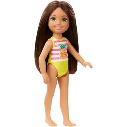 MATTEL GLN73 GHV57 Barbie Chelsea Beach Puppe (brünett)