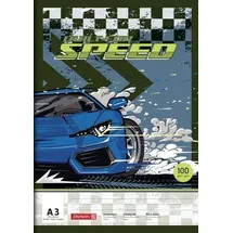 Brunnen Zeichenblock A3 20 Blatt Fast Wheels