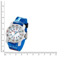 Scout Action Boys 280376045 Gehäusefarbe blau Silikonarmband orange