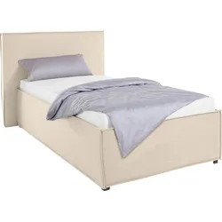 Polsterbett "Isaline", beige, B:133cm L:213cm, 100% Polyester, LEGER HOME BY LENA GERCKE, Betten, Polsterbett Polsterbett ohne Bettkasten, wahlweise ohne Matratze oder mit 3 Matratzenarten, Kopfteilhöhe 107 cm