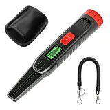 Pinpointer Metalldetektor, Metalldetektor Pinpointer mit LED-Licht 360° Detektion, Pinpointer Wasserdicht, LCD Signalanzeige Handheld Pin Pointer Metallsucher für Sicherheits- und Schatzsuche