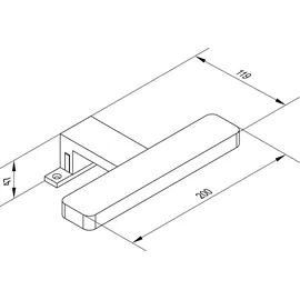 Fackelmann LED-Aufsatzleuchte Finn 4,8 Watt