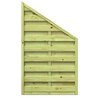 Traumgarten Lamellenzaun 89 x 149 cm Braun/Holz