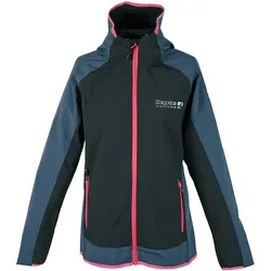 Softshelljacke DEPROC ACTIVE "XLight CAVELL Women" Gr. 40/42 (M), blau (indigo) Damen Jacken Fahrradbekleidung Fahrradjacke Outdoorbekleidung Softshelljacke Sportbekleidung Übergangsjacke auch in Großen Größen erhältlich