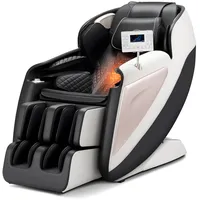 Vevor Massagesessel Ganzkörpermassagesessel Zero Gravity mit SL-Schiene & 18 Auto-Modi, Relaxsessel mit Heizung & einziehbarem Pedal & 36 Airbags & Fußrolle & LCD-Bildschirm, Massagestuhl 3D-Massage